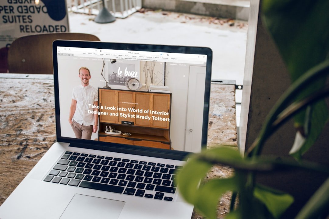 Landing page website design mockup created using copywriting prompts